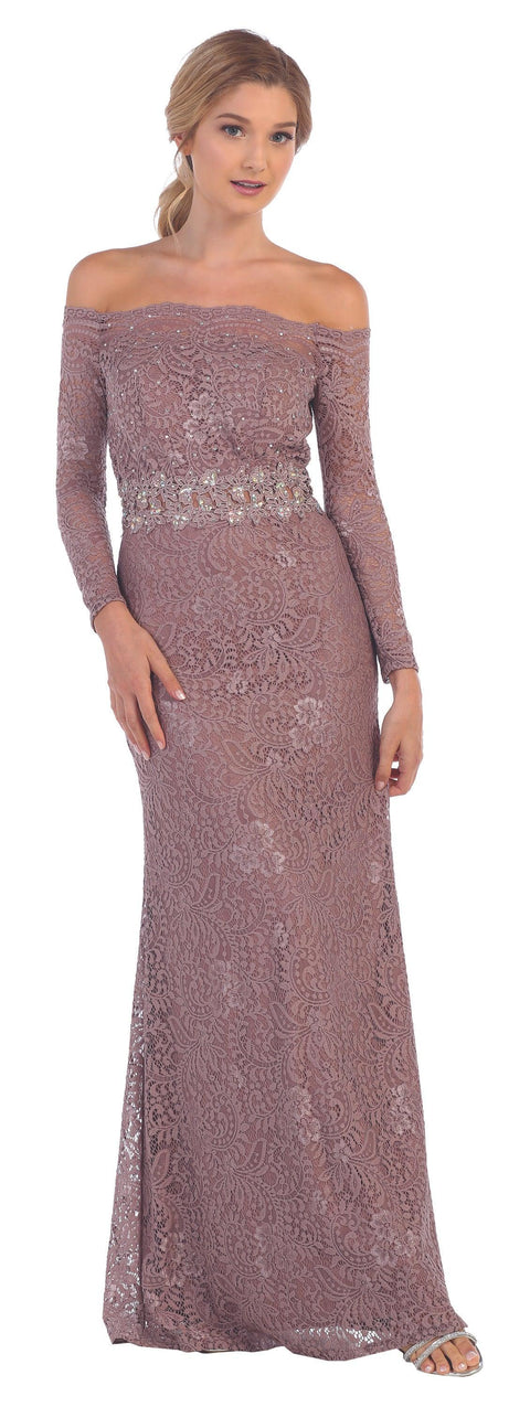 Off Shoulder Formal  Evening Party Dress