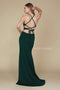 Long Lace-Up Back Sexy Cutout Dress by Nox Anabel C026