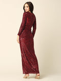 Formal Evening Dress with Long Sleeve