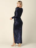 Formal Evening Dress with Long Sleeve