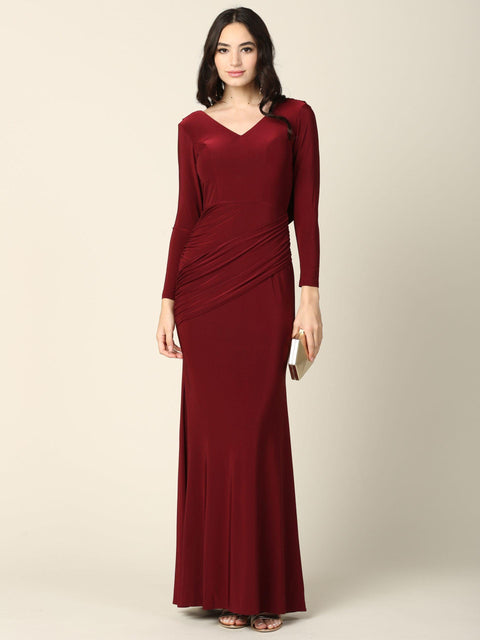 Mother of the Bride Formal Dress with Long Sleeve