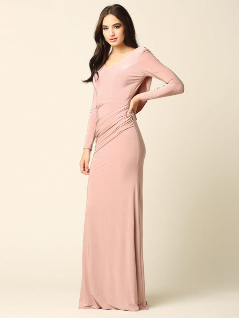Mother of the Bride Formal Dress with Long Sleeve