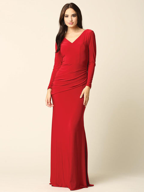 Mother of the Bride Formal Dress with Long Sleeve