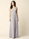 Formal Long Sleeveless Bridesmaids Slit Dress