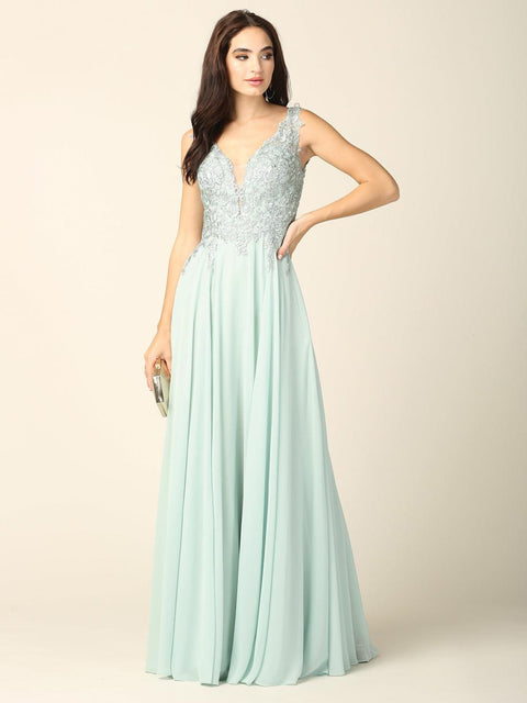 Formal Sleeveless Bridesmaids Dress