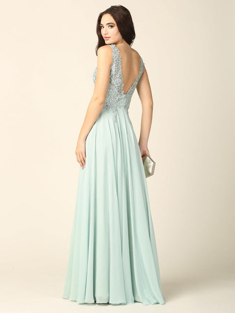 Formal Sleeveless Bridesmaids Dress