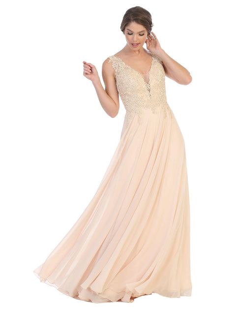 Formal Sleeveless Bridesmaids Dress