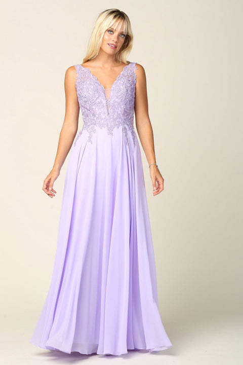 Formal Sleeveless Bridesmaids Dress