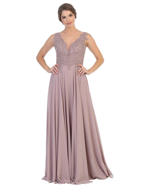 Formal Sleeveless Bridesmaids Dress