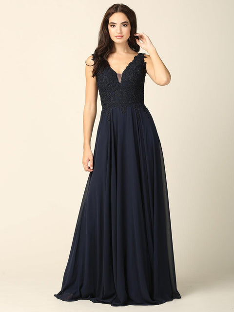 Formal Sleeveless Bridesmaids Dress