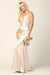 Long Spaghetti Strap Formal Bridesmaids Dress