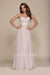 Strapless Strapless Long Dress with Corset Back by Nox Anabel B045