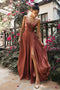 Cinderella Divine 7485 Long Sweetheart Satin Dress
