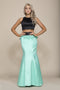 Two-Piece Long  Mermaid Dress by Nox Anabel 8292