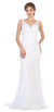 Long Sleeveless Wedding Dress Lace Bridal Gown