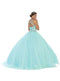 Crystal Embellished Jewel Quinceanera Ballgown - May Queen