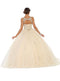 Crystal Embellished Jewel Quinceanera Ballgown - May Queen