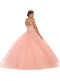 Crystal Embellished Jewel Quinceanera Ballgown - May Queen