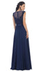 Dainty Cap Sleeve Lace Applique Illusion Prom Gown - May Queen