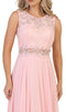 Embellished Lace Pleated Prom Dress - May Queen