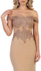 Lace Off-Shoulder Sheath Dress - May Queen