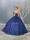 Strapless Sweetheart Pleated Ballgown - May Queen LK138