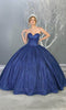 Strapless Sweetheart Pleated Ballgown - May Queen LK138