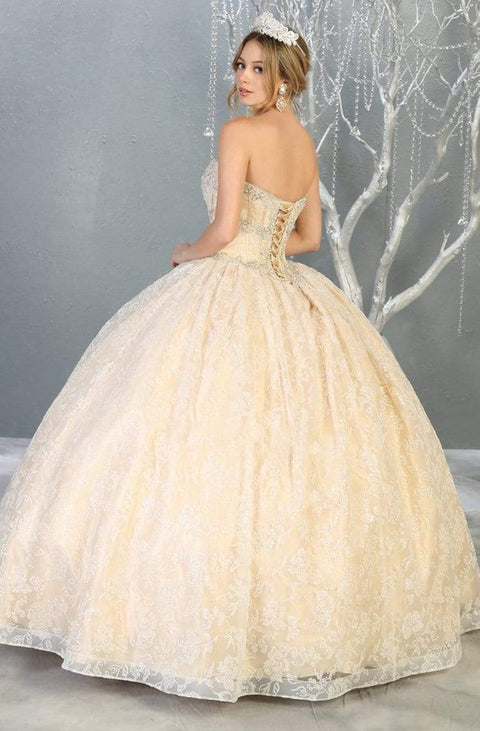 Embellished Sweetheart Ballgown - May Queen LK144