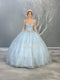 Glitter Embellished Sweetheart Ballgown - May Queen LK145