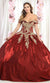 Vestido de fiesta con escote corazón y hombros descubiertos - May Queen LK155