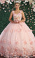 Vestido de fiesta formal sin mangas floral - May Queen LK157