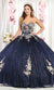 Beaded Sweetheart Quinceanera Dress - May Queen LK163