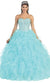 Jeweled Corset Ballgown - May Queen LK39