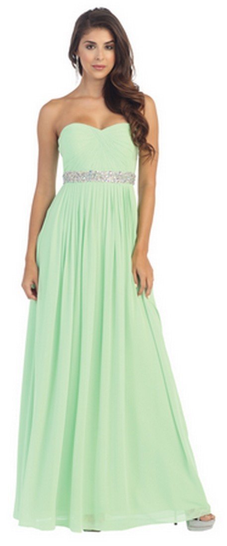 Strapless Bejeweled A-Line Gown - May Queen MQ-1169