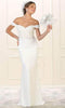 Appliqued Trumpet Long Gown - May Queen MQ1529