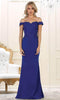 Appliqued Trumpet Long Gown - May Queen MQ1529