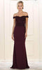 Appliqued Trumpet Long Gown - May Queen MQ1529