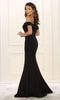 Vestido de noche de sirena con hombros descubiertos - May Queen MQ1547