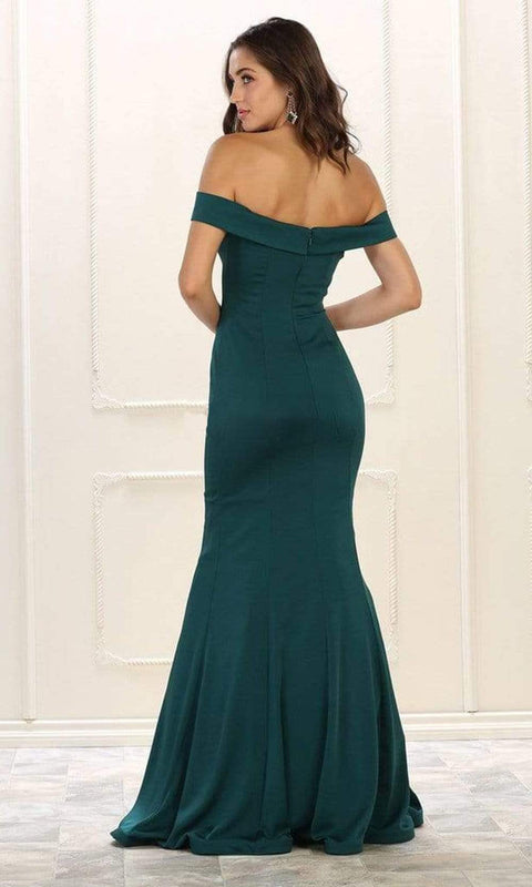 Off Shoulder Mermaid Evening Gown - May Queen MQ1547