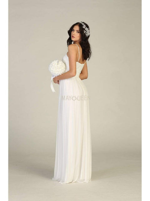 Ruched Asymmetric Sheath Dress - May Queen MQ1746