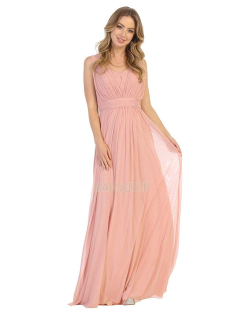 Ruched Asymmetric Sheath Dress - May Queen MQ1746