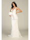 Beaded Soutache Plunging V-Neck Gown - May Queen MQ1758