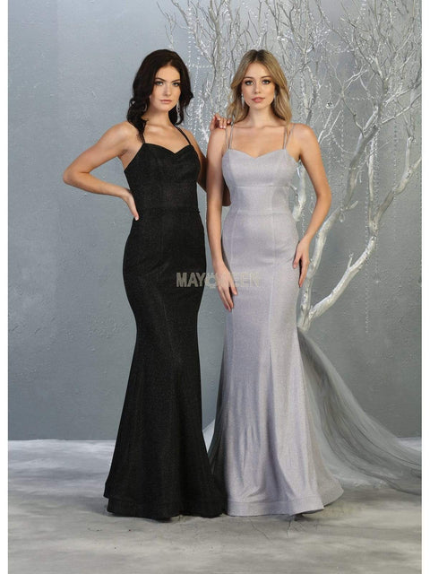 Sleeveless Sweetheart Trumpet Dress - May Queen MQ1806