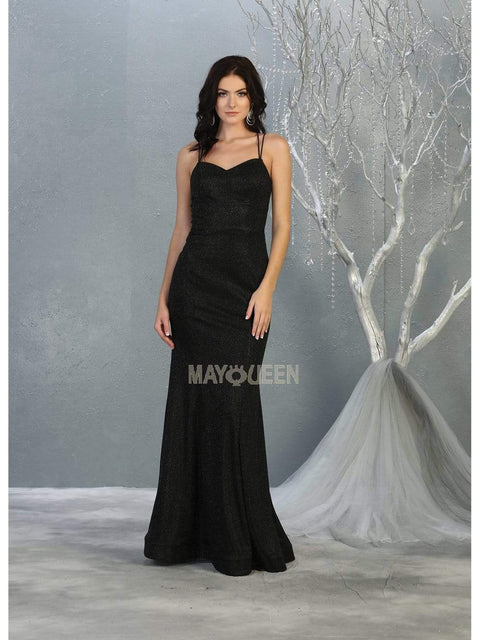 Sleeveless Sweetheart Trumpet Dress - May Queen MQ1806