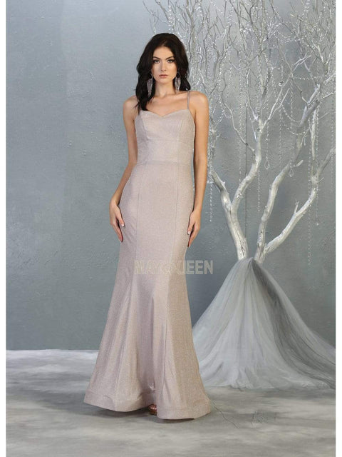 Sleeveless Sweetheart Trumpet Dress - May Queen MQ1806