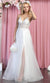 Vestido de novia sin mangas con cuello en V - May Queen MQ1830