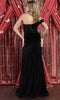 Plunging Sweetheart Glitter Evening Gown - May Queen MQ1839