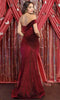 Plunging Sweetheart Glitter Evening Gown - May Queen MQ1839