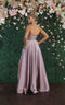 Strapless High Slit Prom Dress - May Queen MQ1846