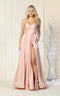 Strapless High Slit Prom Dress - May Queen MQ1846